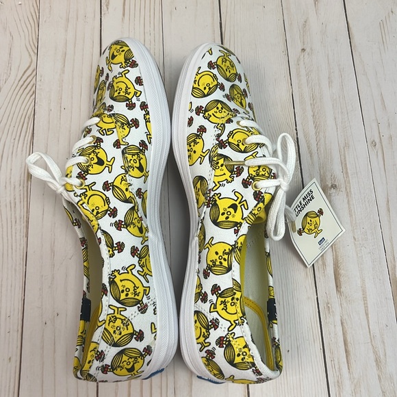 Keds x Little Miss Sunshine Yellow & White Sneakers.Limited edition. NWT. Size 9 - Picture 5 of 8